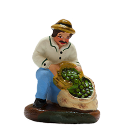 Homme aux olives à genoux 4cm