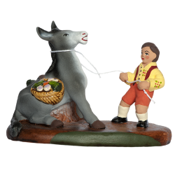Boy pulling the donkey (out of stock)