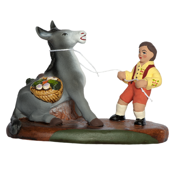 Boy pulling the donkey (out of stock)