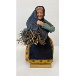 Femme au fagot -SANTON HABILLE