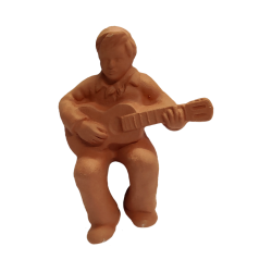 Guitariste 7 cm à peindre