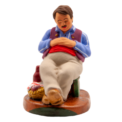 Santon Gabin assis 7 cm