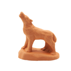 Santon loup 7 cm - à peindre