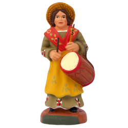 Lady with drum