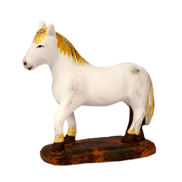 Cheval de camargue 7 cm