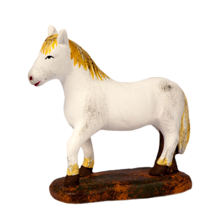 Cheval de camargue 7 cm