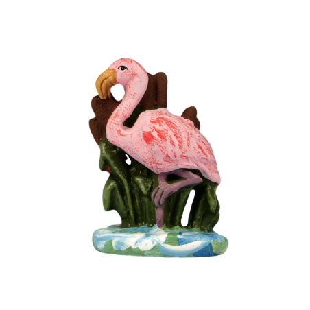 Flamant rose debout 7 CM