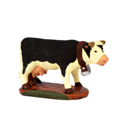 Vache laitière noire 7 CM