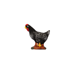 Poule noire 7 CM