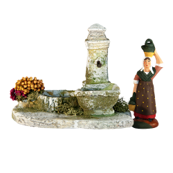 Fontaine fleurie pour 7 cm