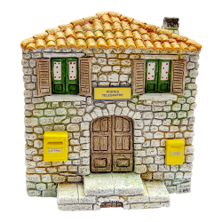 Décor santons La Poste pour...