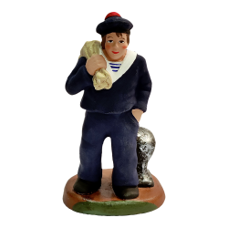 Santon Dédé le Marin bleu 7cm