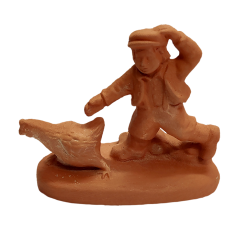 Santon Garçon à la poule 7...