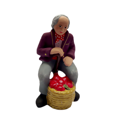 Santon Papi assis avec ses...