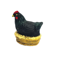 Santon Poule noire qui...