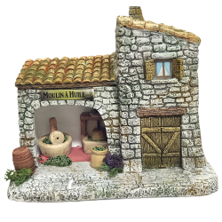Décor santons Moulin à...