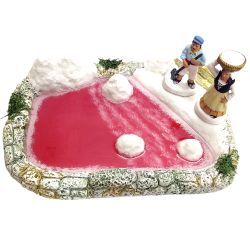 Décor santons Les salins...