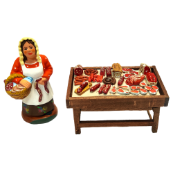 Santon Étal de charcuterie...