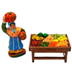 Santon Etal de Fruits 7 cm...