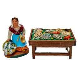 Santon Etal de Poissons 7cm...