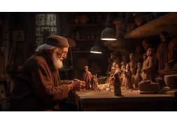 Quelle est la composition d'une crèche provençale artisanale
