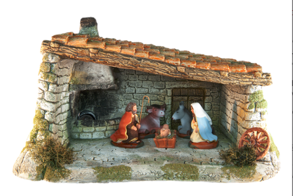 decor creche provencale