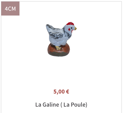 prix santon de provence