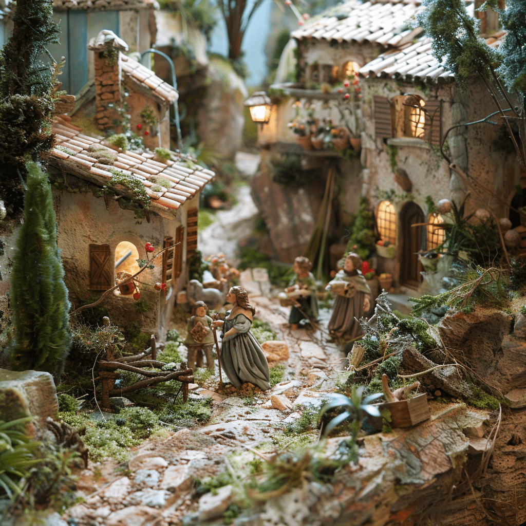 crèche provençale authentique