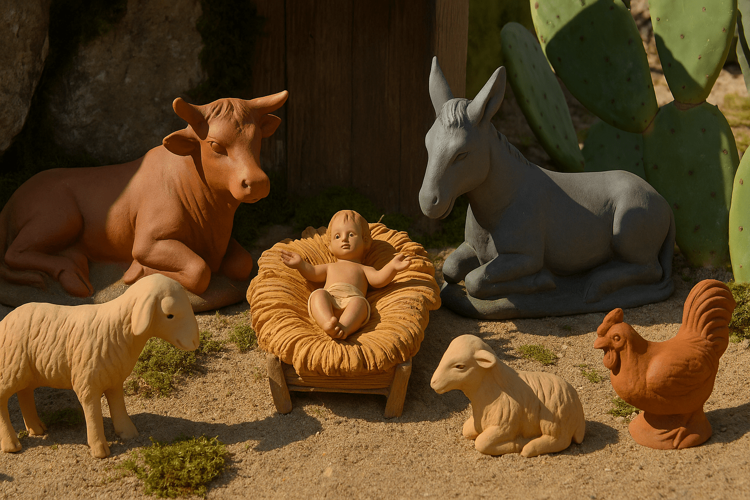 animaux de la crèche
