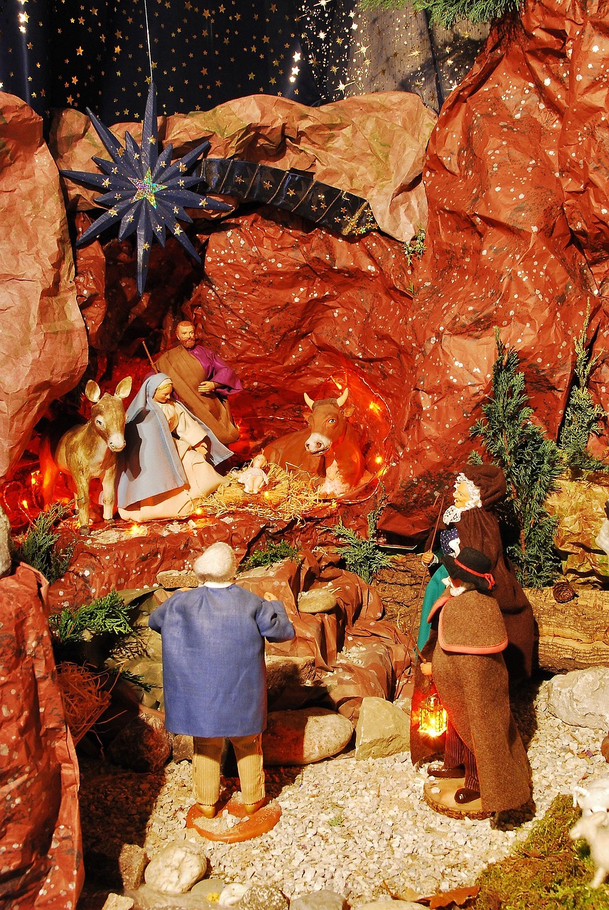 santons de la crèche